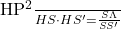 $\frac{HP^2}{HS \cdot HS’}=\frac{S\Lambda}{SS’}$