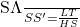 $\frac{S\Lambda}{SS’}=\frac{LT}{HS}$